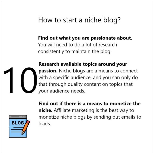 Tips on starting a niche blog. #blog #tips #howto #businessideas